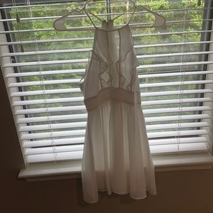 BCBG white dress